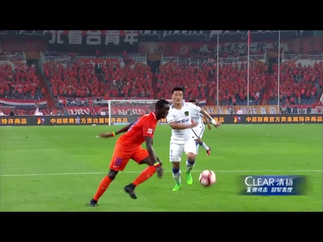 highlights shandong luneng vs guizhou zhicheng 山东鲁能泰山vs贵州恒丰智诚 | csl 2017 round